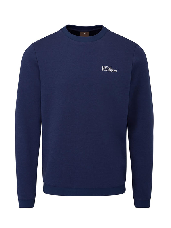 Johnstone Tour Crew Neck Pullover- Pineneedle / Small- Oscar Jacobson Golf