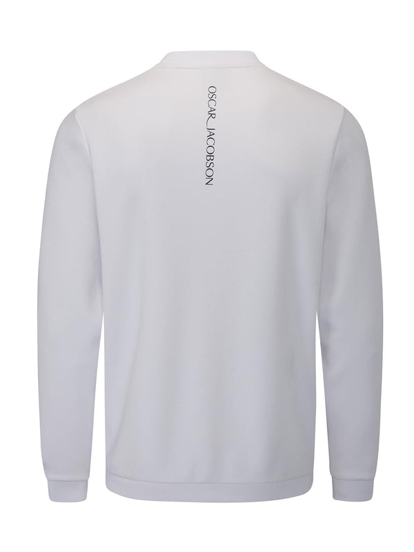 Johnstone Tour Crew Neck Pullover- Pineneedle / Small- Oscar Jacobson Golf
