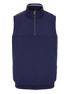 Westland Sleeveless Quarter Zip Pullover- Pineneedle / Small- Oscar Jacobson Golf