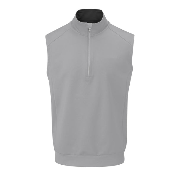 Trent Sleeveless Pullover- White / Small- Oscar Jacobson Golf
