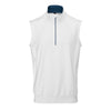 Trent Sleeveless Pullover- White / XX-Large- Oscar Jacobson Golf