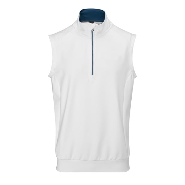 Trent Sleeveless Pullover- White / XX-Large- Oscar Jacobson Golf