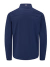 Hastings Quarter Zip Top- Black / Pewter / Small- Oscar Jacobson Golf