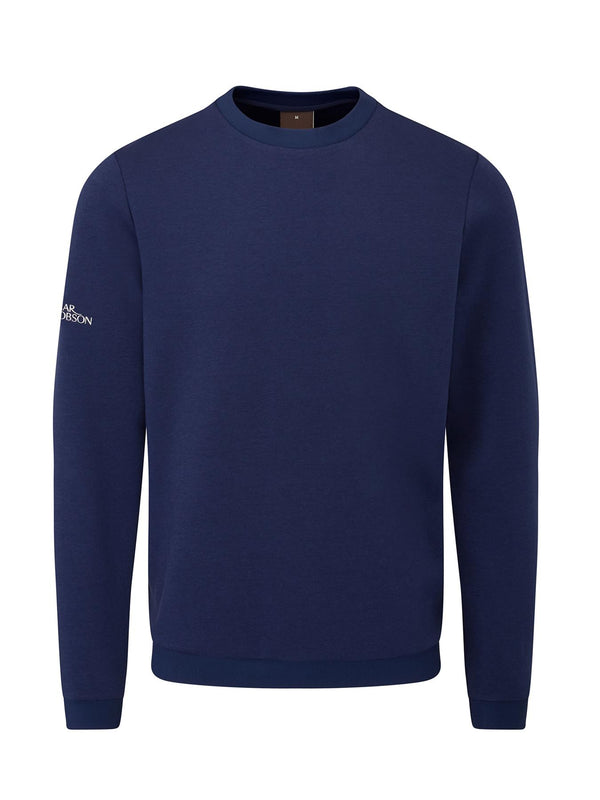 Johnstone Crew Neck Pullover- Pineneedle / Small- Oscar Jacobson Golf