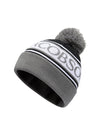 Gillies Knitted Hat- Black/Pewter- Oscar Jacobson Golf
