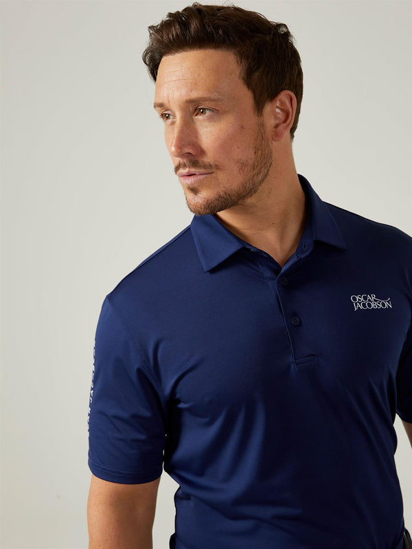 Bullock Tour Polo Shirt- Pineneedle / Small- Oscar Jacobson Golf