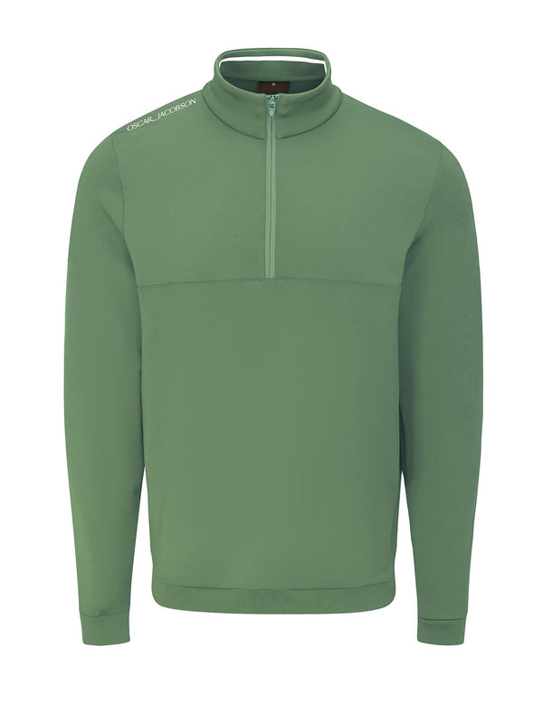 Westland Quarter Zip Pullover- Pineneedle / Small- Oscar Jacobson Golf