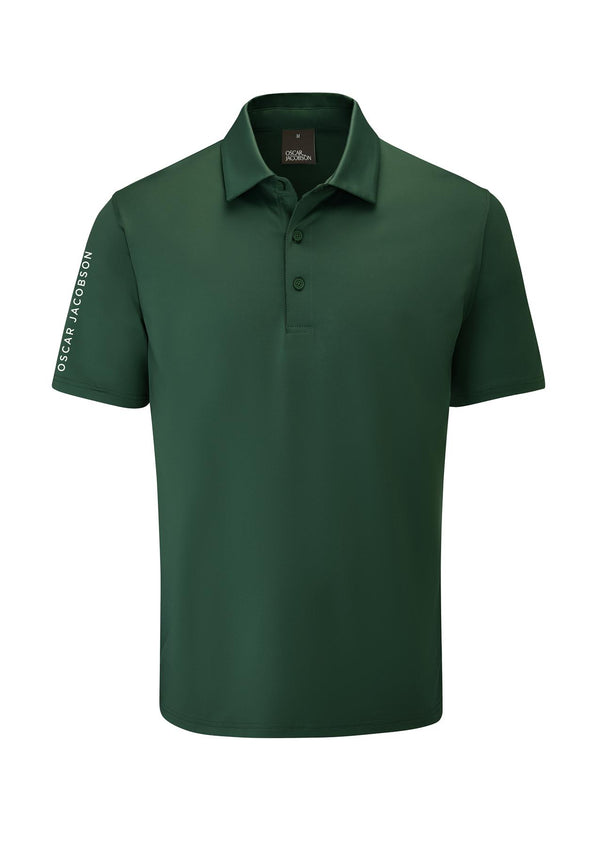 Bullock Polo Shirt- Pineneedle / Small-Pineneedle / Medium-Pineneedle / Large-Pineneedle / X-Large-Pineneedle / XX-Large- Oscar Jacobson Golf