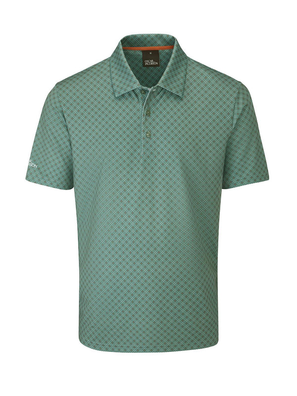 Guildford Polo Shirt- Watercress / XX-Large- Oscar Jacobson Golf