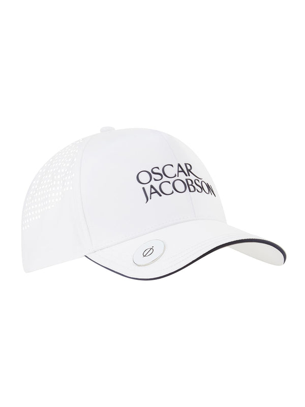 Hornsey Baseball Cap- White- Oscar Jacobson Golf