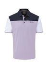 Adelaide Polo Shirt- Lavender-Navy / Small-Lavender-Navy / Medium-Lavender-Navy / Large-Lavender-Navy / X-Large-Lavender-Navy / XX-Large- Oscar Jacobson Golf