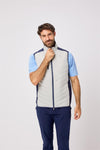 Baynes Padded Gilet- Aluminium / Small-Aluminium / Medium-Aluminium / Large-Aluminium / X-Large-Aluminium / XX-Large- Oscar Jacobson Golf