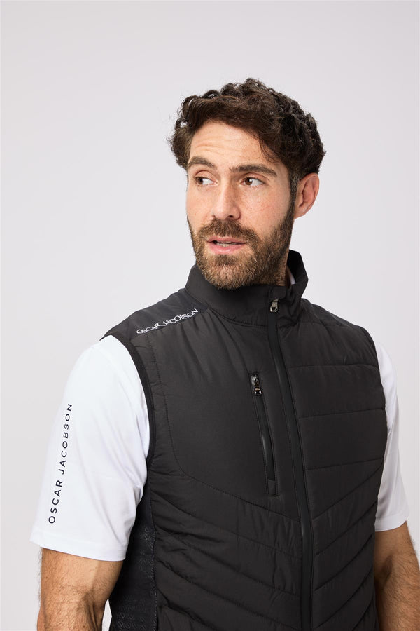 Baynes Padded Gilet- Aluminium / Small-Aluminium / Medium-Aluminium / Large-Aluminium / X-Large-Aluminium / XX-Large- Oscar Jacobson Golf