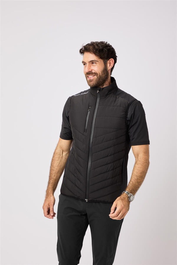 Baynes Padded Gilet- Aluminium / Small-Aluminium / Medium-Aluminium / Large-Aluminium / X-Large-Aluminium / XX-Large- Oscar Jacobson Golf