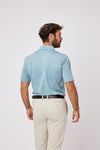 Bullock Polo Shirt- Navy / Small-Navy / Medium-Navy / Large-Navy / X-Large-Navy / XX-Large- Oscar Jacobson Golf