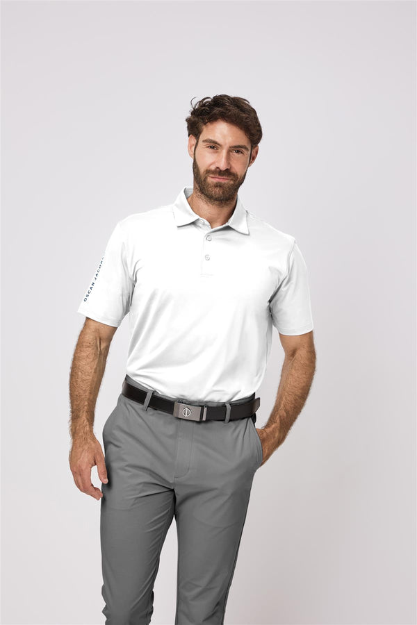 Bullock Polo Shirt- Lavender / Small-Lavender / Medium-Lavender / Large-Lavender / X-Large-Lavender / XX-Large- Oscar Jacobson Golf