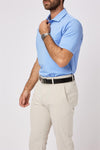 Bullock Polo Shirt- Lavender / Small-Lavender / Medium-Lavender / Large-Lavender / X-Large-Lavender / XX-Large- Oscar Jacobson Golf