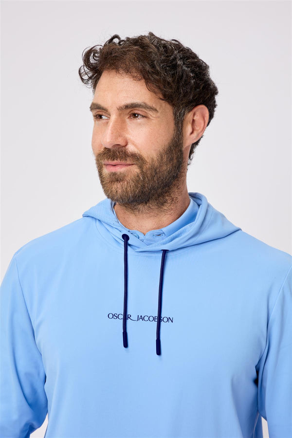 Denbigh Hoodie- Dodger Blue / Small-Dodger Blue / Medium-Dodger Blue / Large-Dodger Blue / X-Large-Dodger Blue / XX-Large- Oscar Jacobson Golf