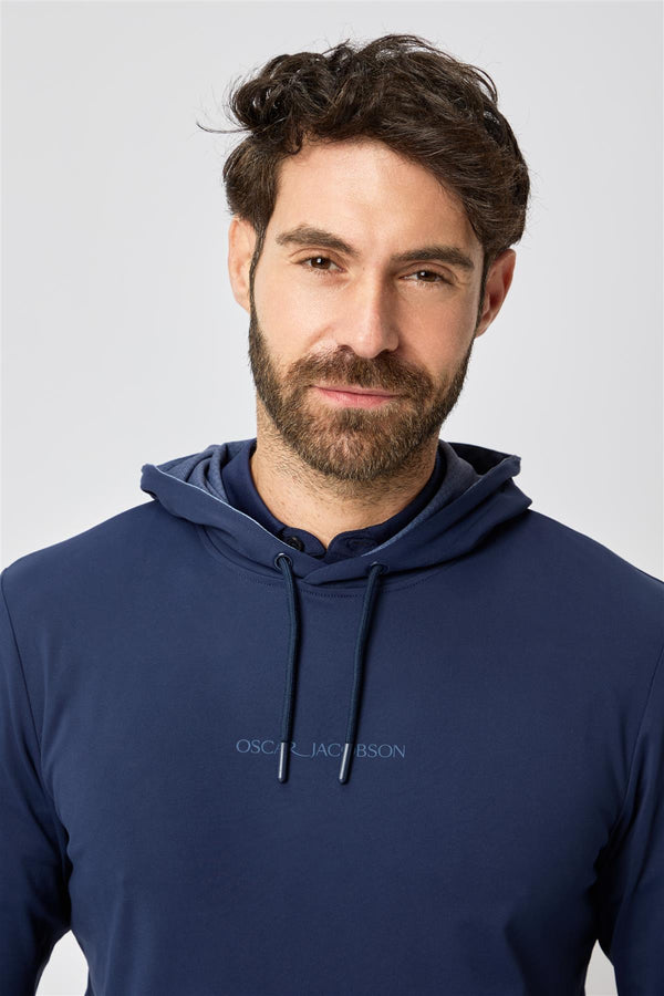 Denbigh Hoodie- Dodger Blue / Small-Dodger Blue / Medium-Dodger Blue / Large-Dodger Blue / X-Large-Dodger Blue / XX-Large- Oscar Jacobson Golf