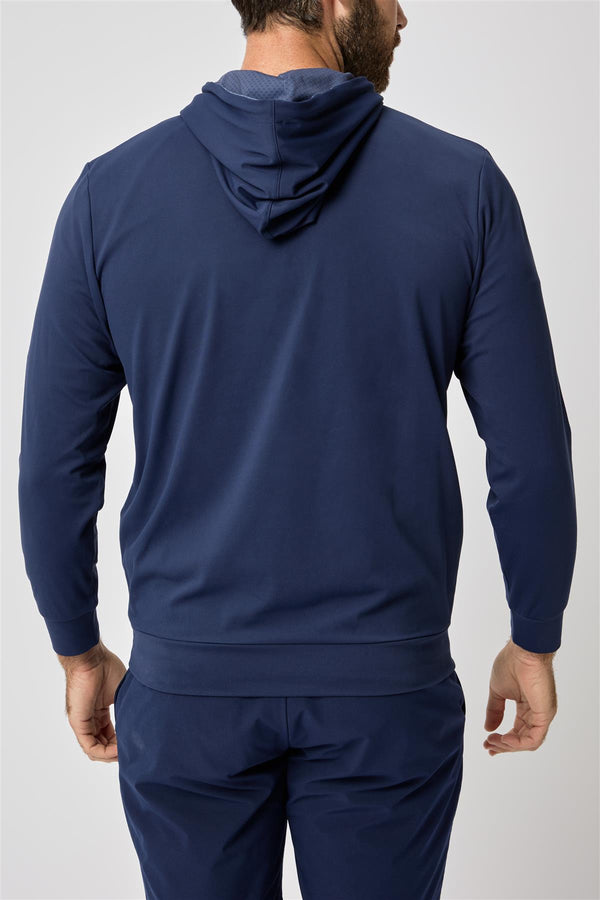 Denbigh Hoodie- Dodger Blue / Small-Dodger Blue / Medium-Dodger Blue / Large-Dodger Blue / X-Large-Dodger Blue / XX-Large- Oscar Jacobson Golf