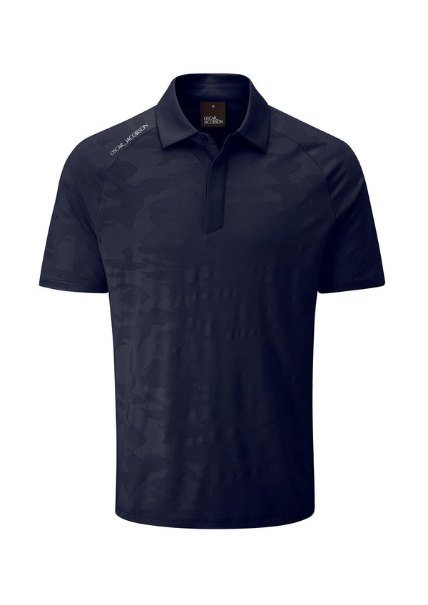 Herald Polo Shirt- Aluminium / Small-Aluminium / Medium-Aluminium / Large-Aluminium / X-Large-Aluminium / XX-Large- Oscar Jacobson Golf