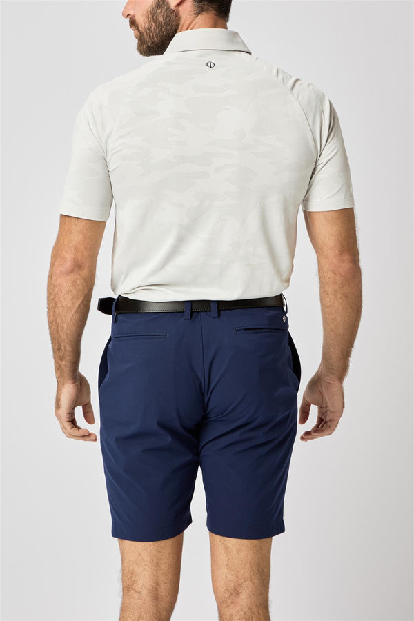 Herald Polo Shirt- Aluminium / Small-Aluminium / Medium-Aluminium / Large-Aluminium / X-Large-Aluminium / XX-Large- Oscar Jacobson Golf