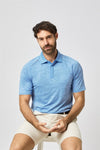 Herald Polo Shirt- Aluminium / Small-Aluminium / Medium-Aluminium / Large-Aluminium / X-Large-Aluminium / XX-Large- Oscar Jacobson Golf