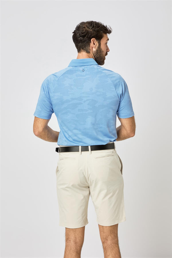 Herald Polo Shirt- Aluminium / Small-Aluminium / Medium-Aluminium / Large-Aluminium / X-Large-Aluminium / XX-Large- Oscar Jacobson Golf