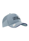 Hornsey Baseball Cap- Sky Way-Navy-White-Pewter-Watercress- Oscar Jacobson Golf