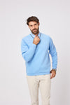 Johnstone Crew Neck Pullover- Dodger Blue / Small-Dodger Blue / Medium-Dodger Blue / Large-Dodger Blue / X-Large-Dodger Blue / XX-Large- Oscar Jacobson Golf