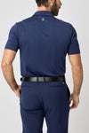 Kenson Polo Shirt- Navy / Small-Navy / Medium-Navy / Large-Navy / X-Large-Navy / XX-Large- Oscar Jacobson Golf