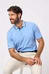 Mallory Polo Shirt- Lavender / Small-Lavender / Medium-Lavender / Large-Lavender / X-Large-Lavender / XX-Large- Oscar Jacobson Golf