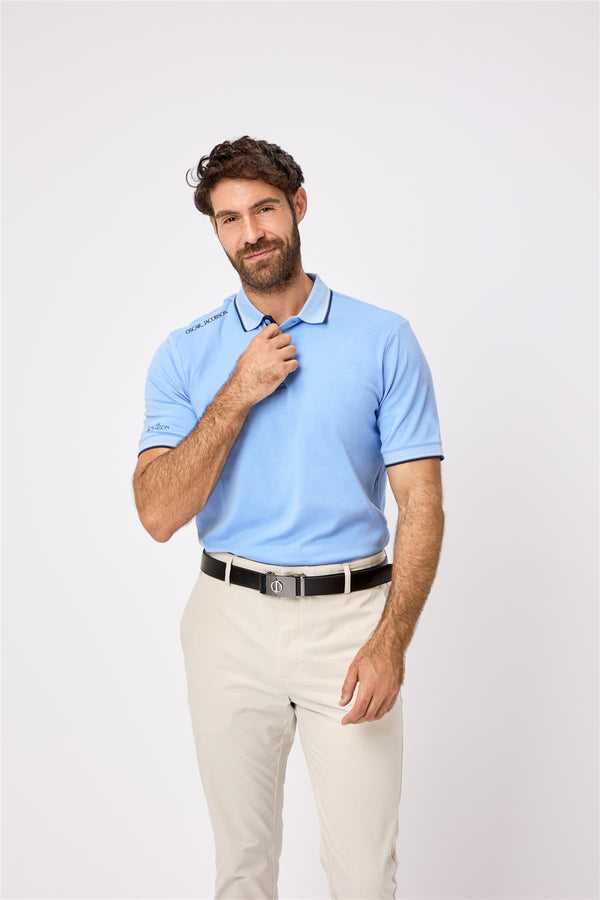 Mallory Polo Shirt- Lavender / Small-Lavender / Medium-Lavender / Large-Lavender / X-Large-Lavender / XX-Large- Oscar Jacobson Golf