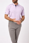 Mallory Polo Shirt- Lavender / Small-Lavender / Medium-Lavender / Large-Lavender / X-Large-Lavender / XX-Large- Oscar Jacobson Golf
