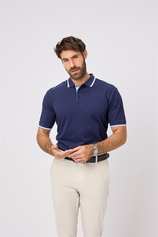Mallory Polo Shirt- Lavender / Small-Lavender / Medium-Lavender / Large-Lavender / X-Large-Lavender / XX-Large- Oscar Jacobson Golf
