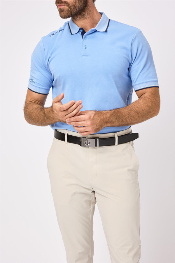 Mallory Polo Shirt- Lavender / Small-Lavender / Medium-Lavender / Large-Lavender / X-Large-Lavender / XX-Large- Oscar Jacobson Golf