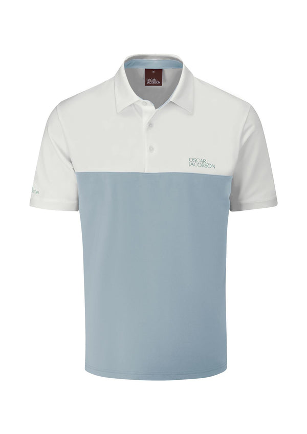 Matley II Polo Shirt- White / Small-White / Medium-White / Large-White / X-Large-White / XX-Large- Oscar Jacobson Golf