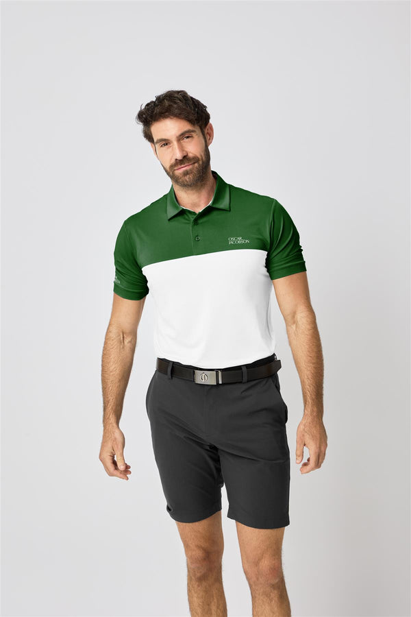 Matley II Polo Shirt- White / Small-White / Medium-White / Large-White / X-Large-White / XX-Large- Oscar Jacobson Golf