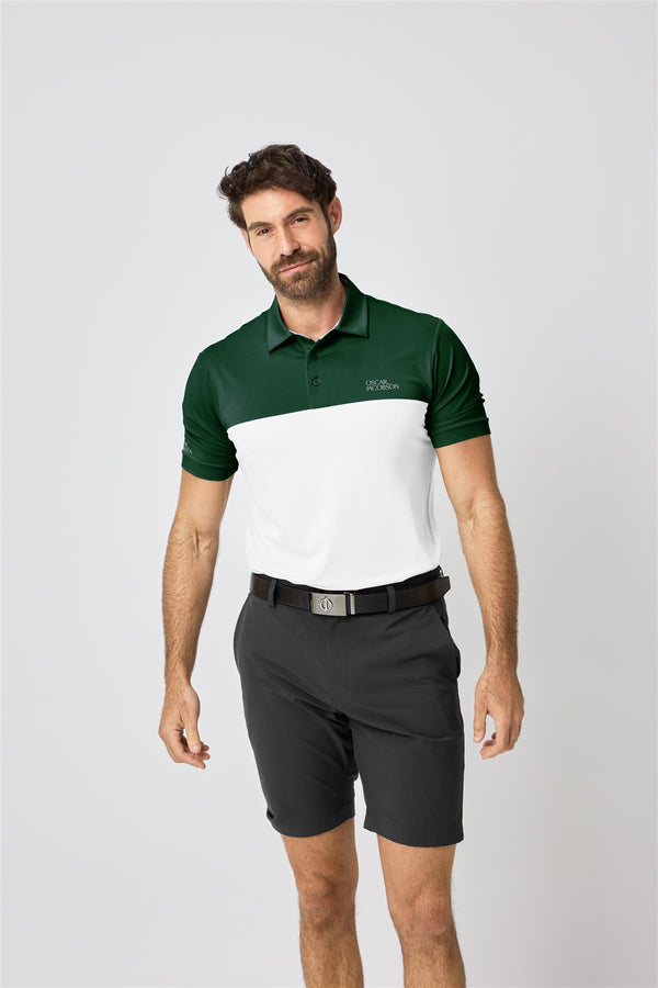 Matley II Polo Shirt- Aluminium / Small-Aluminium / Medium-Aluminium / Large-Aluminium / X-Large-Aluminium / XX-Large- Oscar Jacobson Golf
