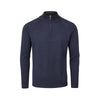 Warwick Merino Zip Neck Sweater- Royal Blue / Small- Oscar Jacobson Golf