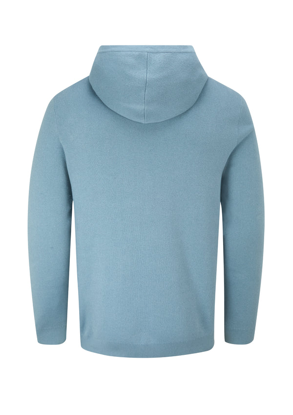 Kennedy Lightweight Knitted Hoodie- Pineneedle / Small- Oscar Jacobson Golf