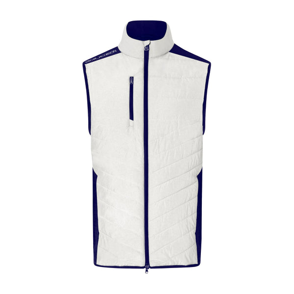 Oscar Jacobson Baynes Padded Gilet- Aluminium / Small-Aluminium / Medium-Aluminium / Large-Aluminium / X-Large-Aluminium / XX-Large- Oscar Jacobson Golf