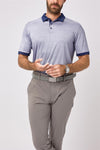 Regent Polo Shirt- Lavender / Small-Lavender / Medium-Lavender / Large-Lavender / X-Large-Lavender / XX-Large- Oscar Jacobson Golf