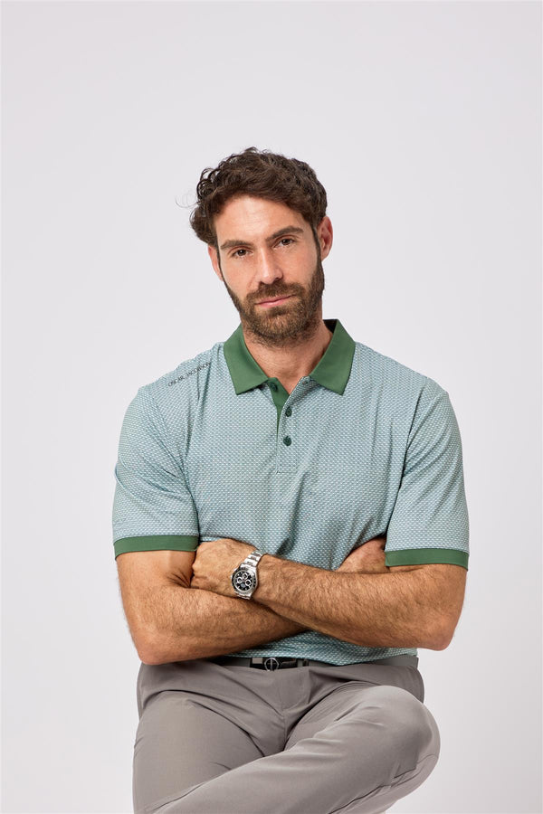 Regent Polo Shirt- Lavender / Small-Lavender / Medium-Lavender / Large-Lavender / X-Large-Lavender / XX-Large- Oscar Jacobson Golf
