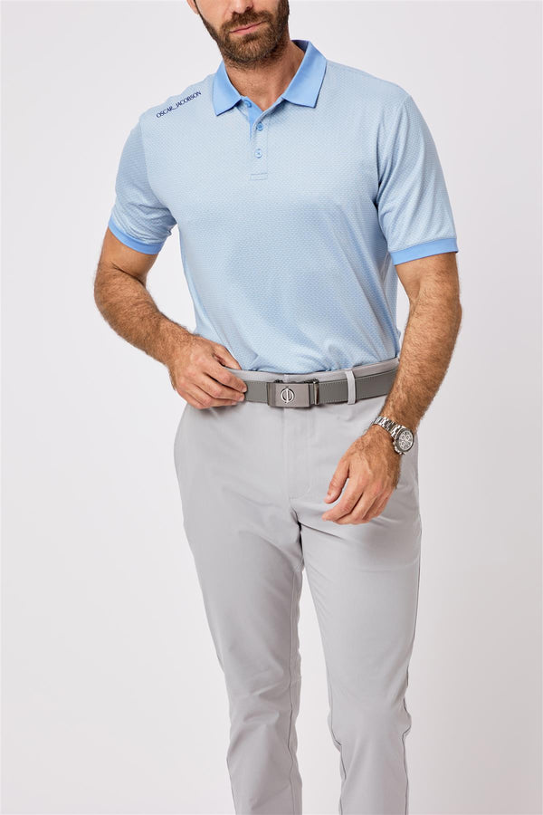 Regent Polo Shirt- Lavender / Medium-Lavender / Large-Lavender / Small-Lavender / X-Large-Lavender / XX-Large- Oscar Jacobson Golf