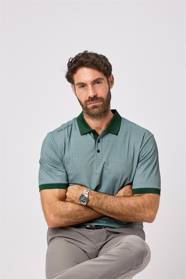 Regent Polo Shirt- Lavender / Medium-Lavender / Large-Lavender / Small-Lavender / X-Large-Lavender / XX-Large- Oscar Jacobson Golf