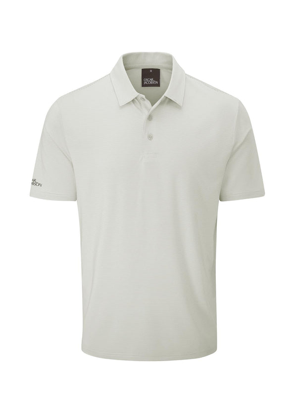 Stoneleigh Polo Shirt- Aluminium / Small-Aluminium / Medium-Aluminium / Large-Aluminium / X-Large-Aluminium / XX-Large- Oscar Jacobson Golf