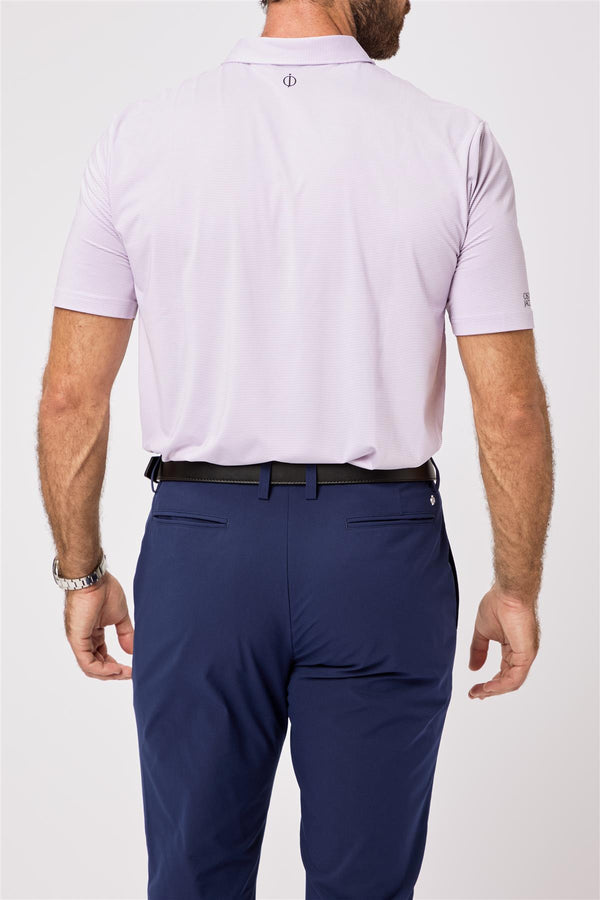 Stoneleigh Polo Shirt- Lavender / Small-Lavender / Medium-Lavender / Large-Lavender / X-Large-Lavender / XX-Large- Oscar Jacobson Golf