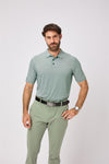 Stoneleigh Polo Shirt- Lavender / Small-Lavender / Medium-Lavender / Large-Lavender / X-Large-Lavender / XX-Large- Oscar Jacobson Golf