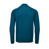 Warwick Pin Merino Zip Neck Sweater- Dark Grey / Small- Oscar Jacobson Golf
